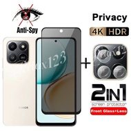 For Honor X7d 4G 2025 2in1 Tempered Glass Privacy For Honor X7d HONOR X 7d  x7d X7d X7 a b c 4G 5G 2