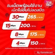 (ส่งฟรี)ด่วน!!!จำนวนจำกัด ซิมทรูเน็ต2,4,8,15,30Mbps+โทรฟรีทุกค่าย เดือนแรกใช้ฟรี 2M/90 One