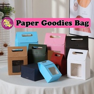 Paper Goodies Bag Paper bag kraft paper bag window paper bag paper window bag bag window bag