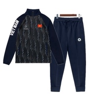 Vietnam team Set latest model 2025 with 2 colors black and red, sizes from 50-92kg