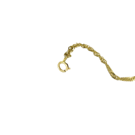 สร้อยอิตาลี 9k ลายดิสโก้ ทองแท้9k 16182024นิ้ว ตัดความยาวได้ Happy Jewelry NSE025Y