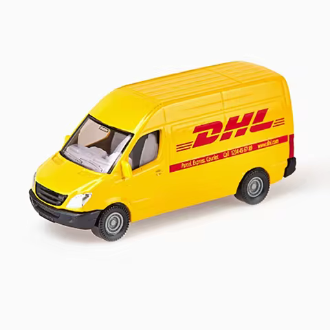 Siku Diecast Alloy Model 1085 DHL Express Vehicle Finished Simulation Miniature Engineering Car Hobb