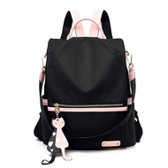 totebag Beg galas Oxford, beg galas sekolah wanita, fesyen Korea bergaya, beg galas anti-kecurian, s