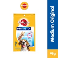 [GWP] PEDIGREE Dentastix Dog Snack – Dog Treats for Medium Dogs, 98g. Dental Dog Treat for Adult Dog