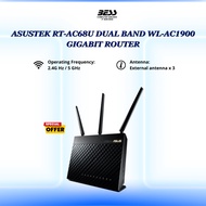 ASUSTEK RT-AC68U DUAL BAND WL-AC1900 GIGABIT ROUTER
