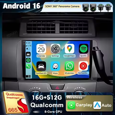 Android 16 Qualcomm Carplay Auto For Toyota BB 2 QNC20 2005 - 2016 Car Radio DSP 4GWIFI GPS Navigati