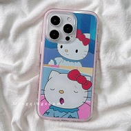 Hello Kitty Phone Case Anti-Fall for iPhone 16 Promax 15 Promax 11 12 13 Pro14plus 11Promax 12 13min