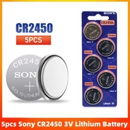 Sony CR2450  DL2050 BR2450 3V Lithium Battery For Car Key Remote Calculator Button Coin Cell