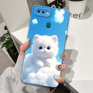 OPPO HP Silicone Oppohp A7 A5S A12 A3S A1K C2 A11K F9 Casing Pro Camera Silicone TPU Flexible Paint 