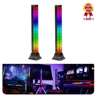 Đèn LED RGB 3D nháy theo nhạc decor máy tính để xe hơi trang trí phòng làm việc