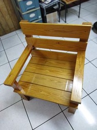［賠售］手工 南方松原木椅 單人沙發椅