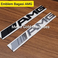 AMG Mercedes Trunk Emblem AMG Mercy Grade A Trunk Emblem Sticker - Black