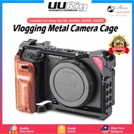 UURig New C-A6400 Vlogging Upgraded Type Metal Camera Cage Handheld Housing Video Rig for A6400/A610