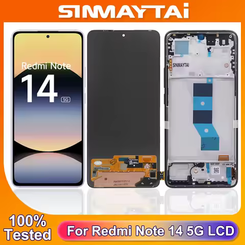 6.67" AMOLED For Xiaomi Redmi Note 14 5G LCD Display 24094RAD4G Touch Screen Digitizer For Redmi Not
