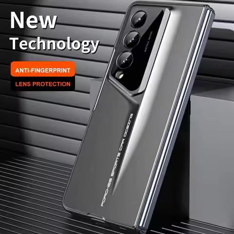 For Samsung Z Fold 7 5 6 Anti-Falling Glass Film Phone Case for Samsung Galaxy Z Fold 4 Fold3 Fold4 