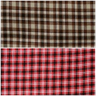 KATUN MERAH YARNDYED COTTON FABRIC WITH GARLIC PATTERN 785CK Brown 444MR Red