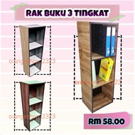 3 Tier Book Shelf / Rak Buku 3 Tingkat / Colour Box / Shelf Cabinet