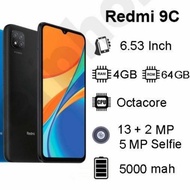 XIOAMI Redmi 9C RAM 4/64GB GARANSI RESMI XIOAMI INDONESIA