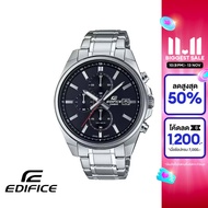 CASIO นาฬิกาข้อมือผู้ชาย EDIFICE รุ่น EFV-610D-1AVUDF วัสดุสเตนเลสสตีล สีดำ