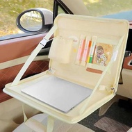 Portable Folding Auto Seat Back Small Eat Work Car Steering Wheel Dining Table Coffee Tray Board