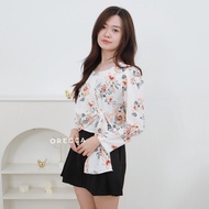 ORECCA - Dahye Blouse Flower Long Sleeve Women Orecca
