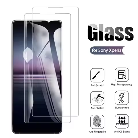 High Definition Tempered Glass For Sony Xperia 10 III 1ii 5 II Phone Screen Protector For Sony Xperi