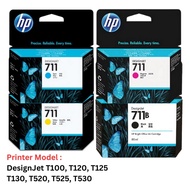 HP 711 / 711B - DesignJet T120 / T125 / T130 / T520 / T525 / T530 - CZ130A, CZ131A, CZ132A, CZ134A, 