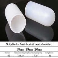 2pcs Silicone Elastic Flashlight Lampshade for Sp31 Sp35 If22a C8g If25a Sp36 S2 C8 Ea01 Ts21 Q8 14-