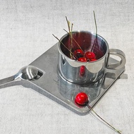 DULTON早期時尚Espersso咖啡杯盤組│復古工業風 金屬元素