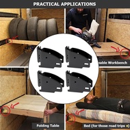 [tenlzsp0bc] 4Pcs E Track Wood Beam End Sockets, E Track Accessories DIY Practical Metal Wood Beam B