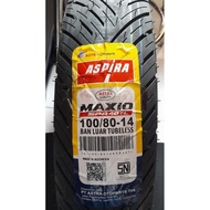 Ban Luar Belakang 100 80 - 14 Vario 150 Maxio SPR 40 TL Tubless Tubles