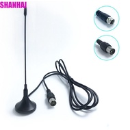 SHANHAI Digital Tv Antenna, 5dBi DVB-T/TV TV Antenna Freeview, DVB-T Antenal Black Mini Free Channel