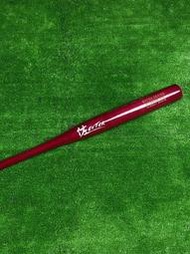 棒球世界全新佐enter🇮🇹義大利櫸木🇮🇹壘球棒特價 CH8S酒紅色銀LOGO喇叭棒尾