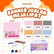 FOLDING TABLE SALES BANNER | TABLE CLOTH BANNER | TABLECLOTH BANNER | FOLDING TABLE BANNER