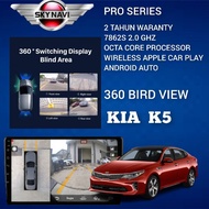 KIA OPTIMA K5 CAR ANDROID PLAYER WITH 360 BIRD VIEW CAMERA