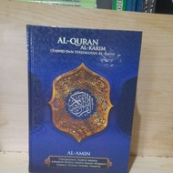 Al QUR A4 SIZEAN.AL - AMIN. AL - QURAN AL - KARIM ( Tajwid and Translation Al - Amin.