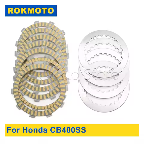 For Honda CB400SS XR400 CRM250 CL400 NC38 VT600 C CD Shadow VLX CB650F Motorcycle Clutch Plates Stee