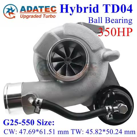 Hybrid TD04 G25-550 Ball Bearing Turbocharger 49477-04000 49U77-04000 14411-AA710 Upgrade Turbo for 