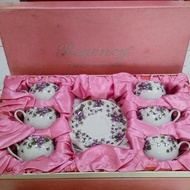 Mug Glass Cup Saucer 200 cc Set of 6 The Westminster