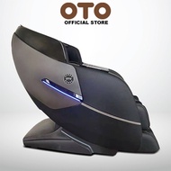 OTO Official Store OTO Cyber Sense CS-01 Grey Massage Chair Unique Thai Back-Stretch Calves rubbing