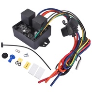 AP03 0444 Digital Radiator Fans Controller Swith kit 12V and 24V, Adjustable Digital Radiator Fans C