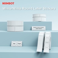 NIIMBOT D11/D110/D101 White/Color/Transparent Label Printing Paper Name Sticker Waterproof Self-adhe