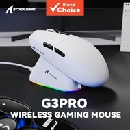 ATTACK SHARK G3 Pro 2.4G//USB-C PAW3311 25000DPI Tetikus Permainan Tanpa Wayar G3 Pro Serangan Jerun