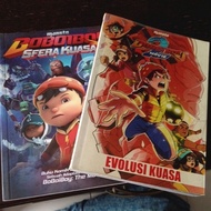 Boboiboy The Movie comic and Boboiboy Movie 2 comic