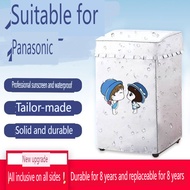 Sancengqcby3 Panasonic Fully Automatic Upper Opening Pulsator Washing Machine Cover 5-9kg Waterproof Sunscreen Thickened Cover Four-Sided All-Inclusive