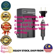 Canon MVX250i, MV X250i, MVX-250i ( NB-2LH ) Viloso Smart Battery Charger With Car Plug
