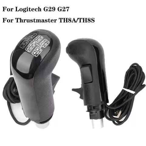 New Three-button USB Shifter Knob For Logitech G29 G27 High Low Gear Simulator PC USB Gearshift Knob