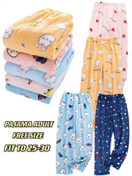 NEW ARRIVAL COD Pajama Sleepwear Cotton Pajama For Women Assorted design/color adult girls 25-30(Makapal)