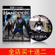 （READYSTOCK ）🚀 4K Blu-Ray Disc [National Superman Hancock] 2008 Mandarin Dolby 5.1Hdr10 Diy Subtitles YY