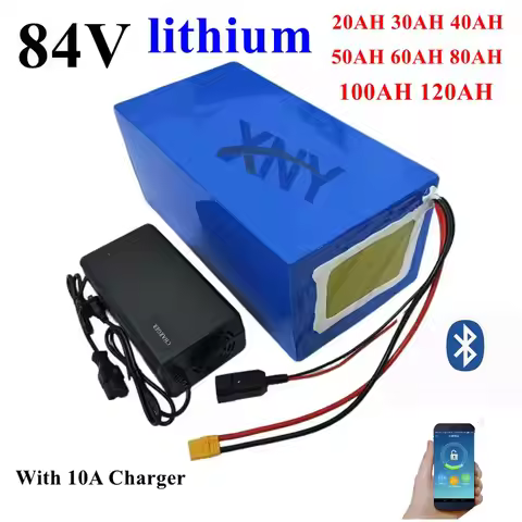 84V 30Ah 30A 50Ah 80Ah 100Ah 100A 72V 60Ah 60A lithium ion battery pack bluetooth BMS for 5000w 6000